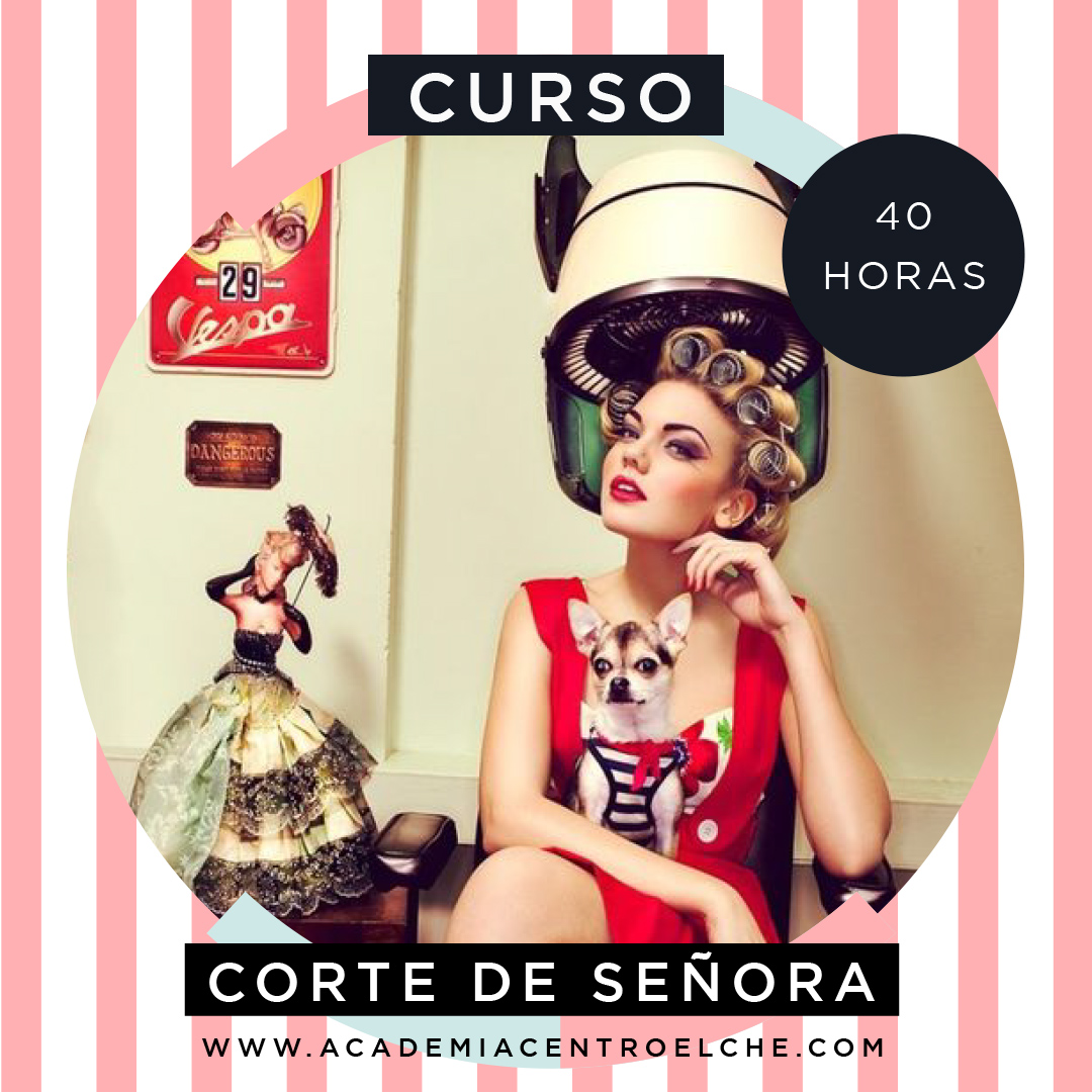 Curso corte de señora en Centro Academia de peluquería